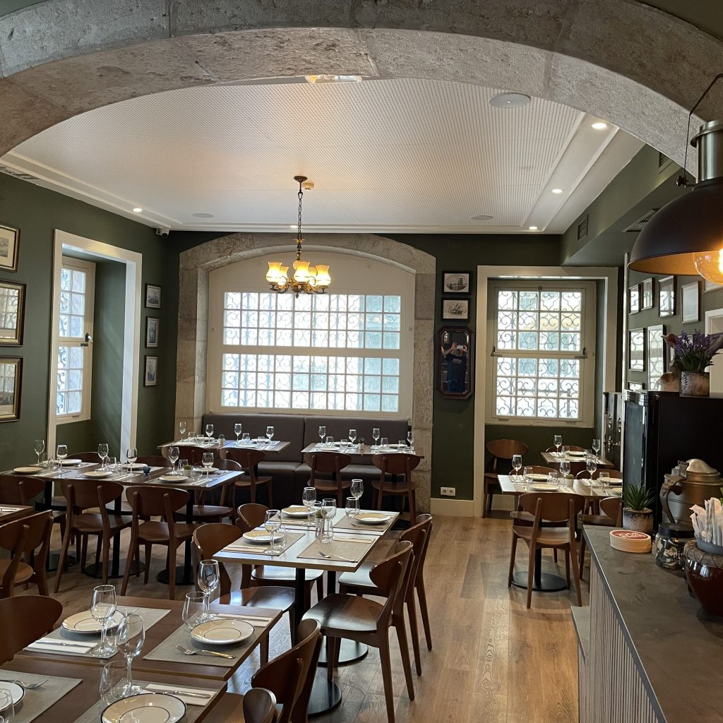 Interior of Tasca do Dias Portuguese restaurant